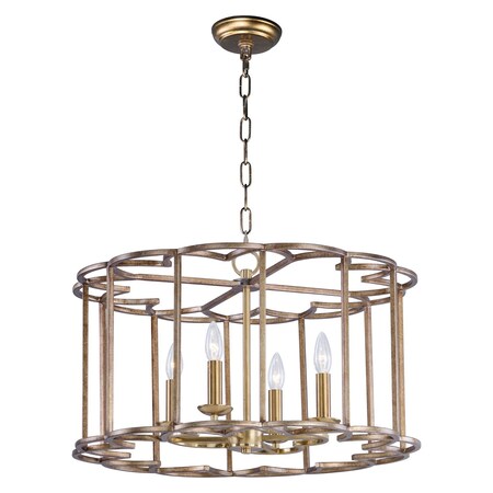 Maxim Helix-Single-Tier Chandelier 24736BZF